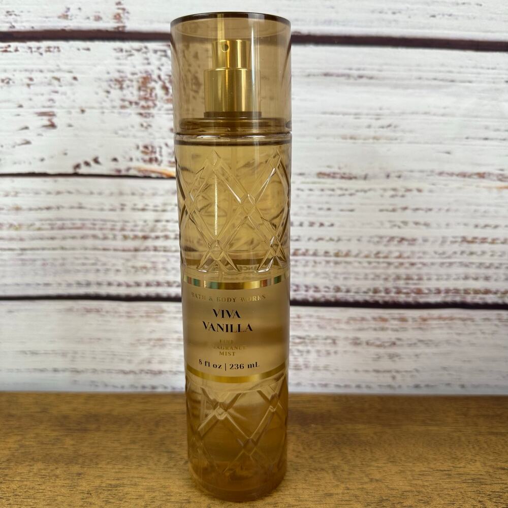 NEW Bath & Body Works VIVA VANILLA Fine Fragrance Mist 8.0 Fl Oz FULL SIZE